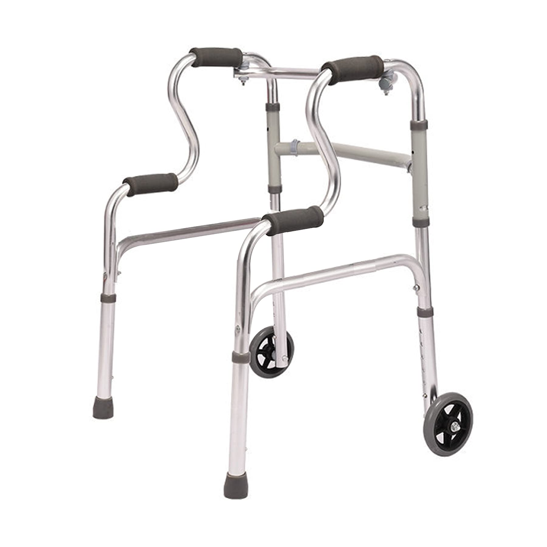 Rollator Lauflernhilfe Klappbar Lauflernhilfe Rehabilitation Hilfsgehhilfe Höhenverstellbar Ältere Gehhilfe Mobilitätshilfe Hohe Rollmobilität Gehhilfe für Senioren und Erwachsene Stern des Lichts