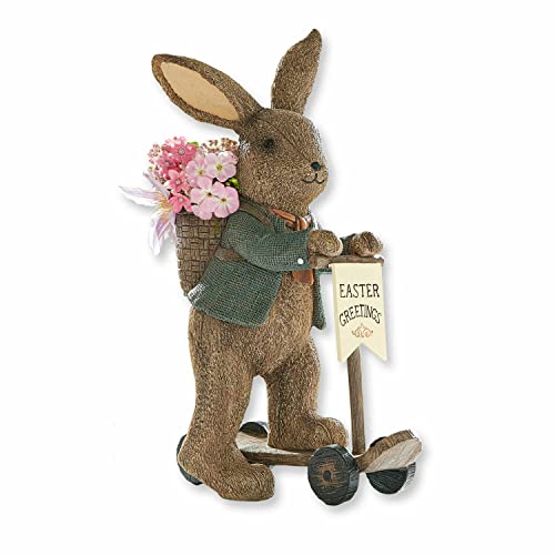 Loberon® Hase Aimery, Polyresin, H/B/T ca. 39.5/16.5/26 cm, braun