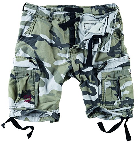 Surplus Herren Airborne Vintage Cargo Shorts, Urban, Gr. L