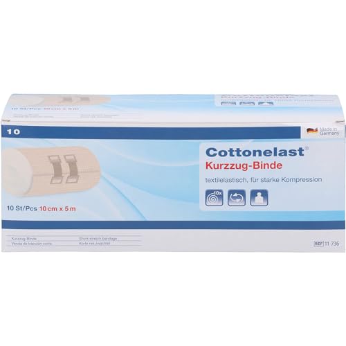 Kurzzugbinde Cottonelast 10 cmx5 m, 10 St