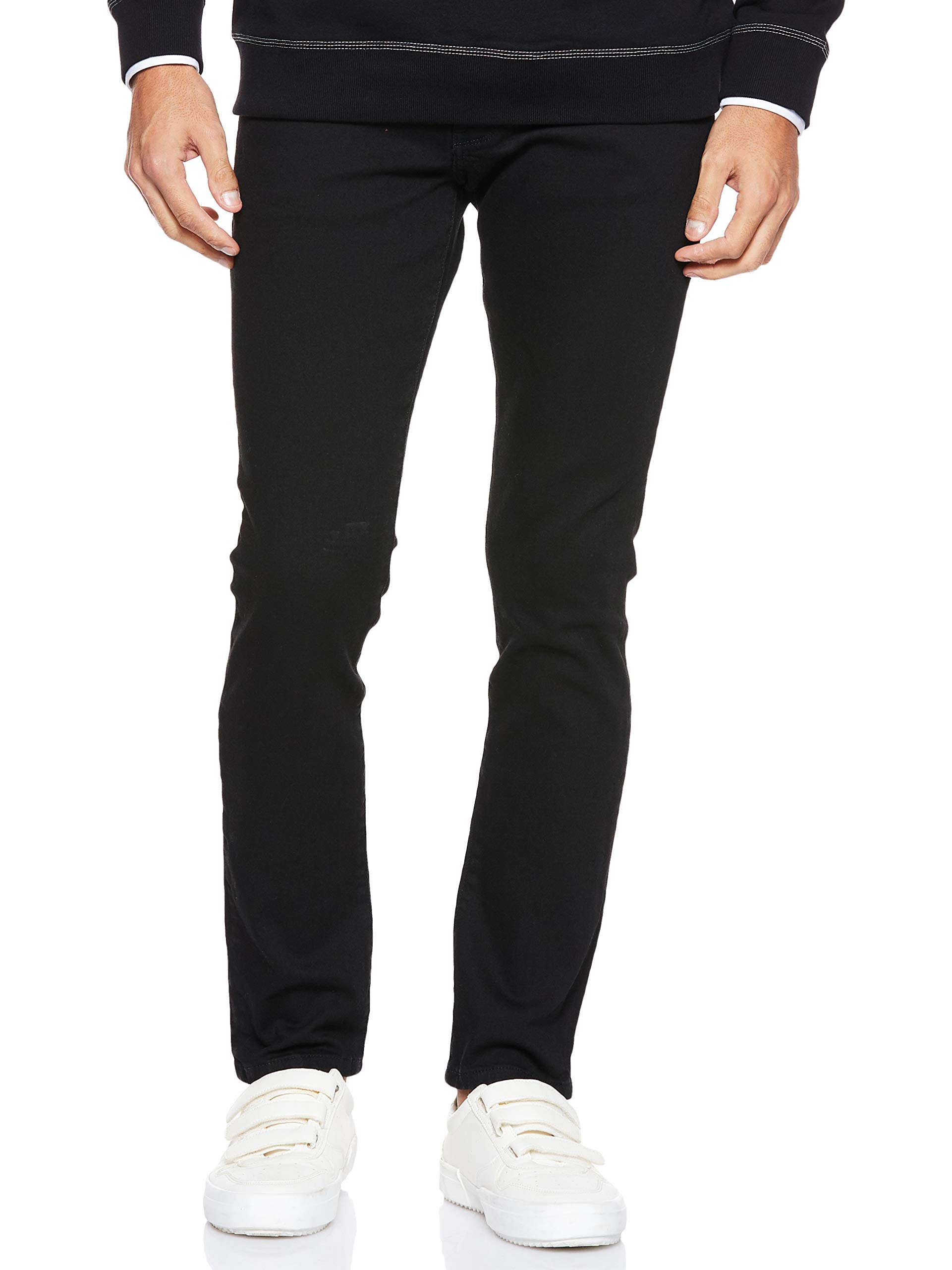 Wrangler Herren Slim Jeans Larston Black Valley, Black Valley 19a, 30W / 32L