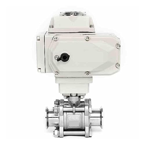 Kugelhahn Motorisierte Kugelhähne, 2-Wege-Hochplattform-Elektrokugelhahn, Tri-Clamp-Ferrule-Typ Aus Edelstahl Für Trinkwasseranlagen(12)