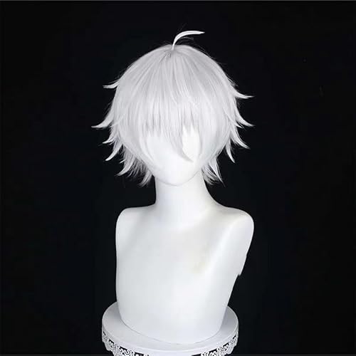 WCCNKK BLUE LOCK Nagi Seishiro Cosplay Perücke, Hitzebeständiges Haar, Kostenlose Perückenkappe, Dekorationszubehör, Anime-Geschenk, Geeignet Für Halloween-Partys, Animationsausstellungen