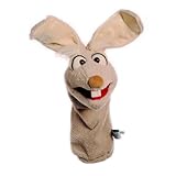 Living Puppets W446 Mampfred Hase Quasselwürmer, Braun 40 cm