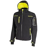 U-POWER Space Jacke, Polyester, Spandex, Größe XL, Black Carbon