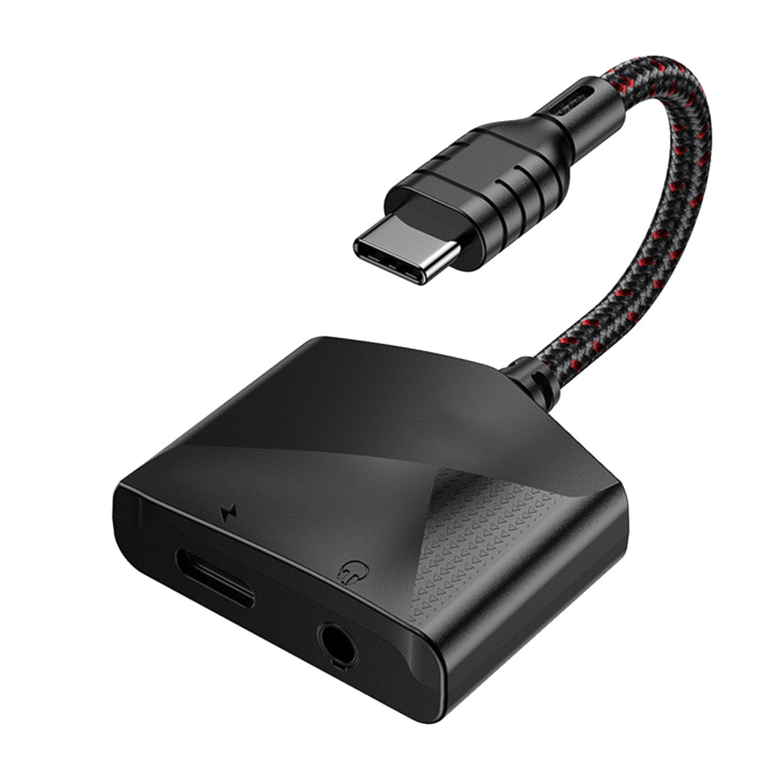 Zkydhbd USB C Auf-3 5-mm Und Lade Splitter Multifunktionaler USB USB C Auf Kopfhörer Mit Aufladung Für Digitale Geräte