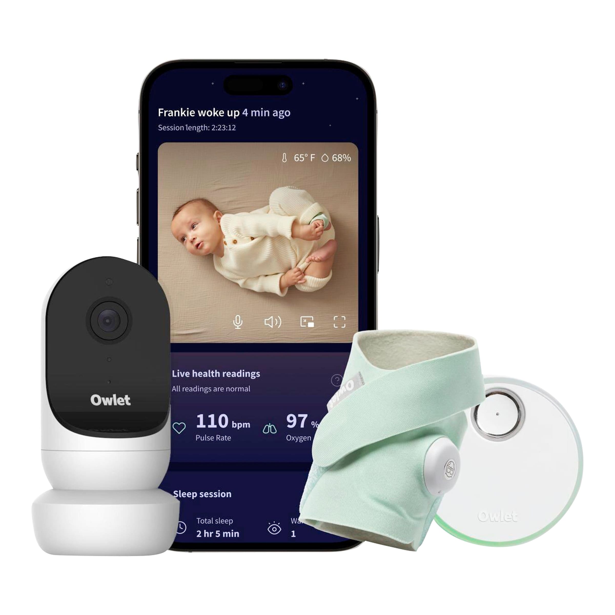 Owlet Babyphone Bundle mit Kamera und Pulsoximeter Dream