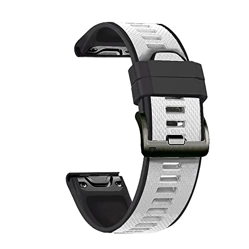 NEYENS Colorfu Ersatzarmband für Garmin offizielle Schnalle, Silikon-Schnellverschluss-Armband für Fenix 5X/5/3/3HR/6/6X/Forerunner 935/945, 26MM Fenix 3 3HR, Achat