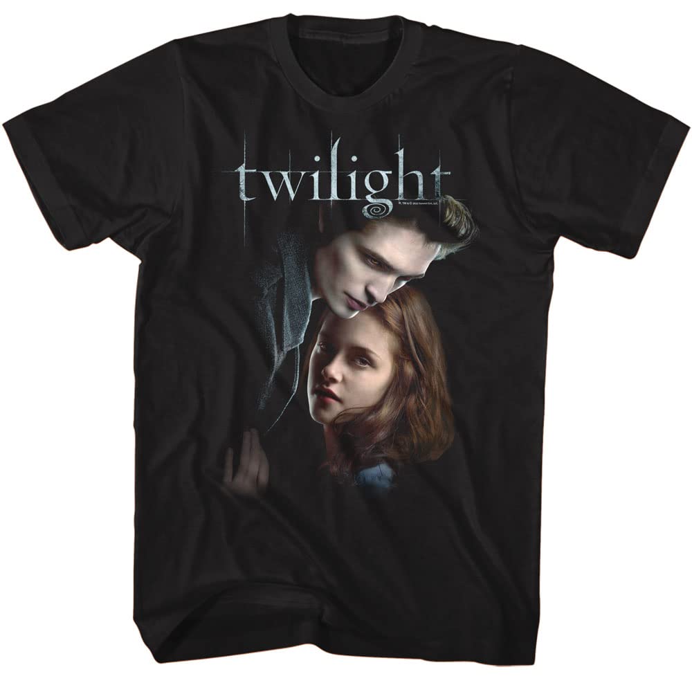 Twilight T-Shirt Ed and Bella Erwachsene Kurzarm T-Shirts Twilight Filme Grafik T-Shirts, schwarz, Mittel