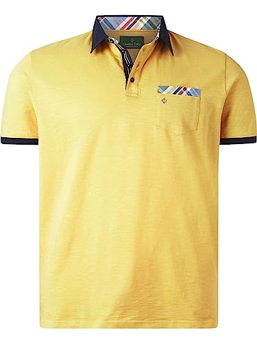 Charles Colby Herren Poloshirt Earl Breandan gelb 3XL (XXXL) - 64/66