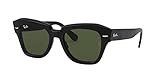 Ray-Ban Unisex State Street Sonnenbrille, Black, 49