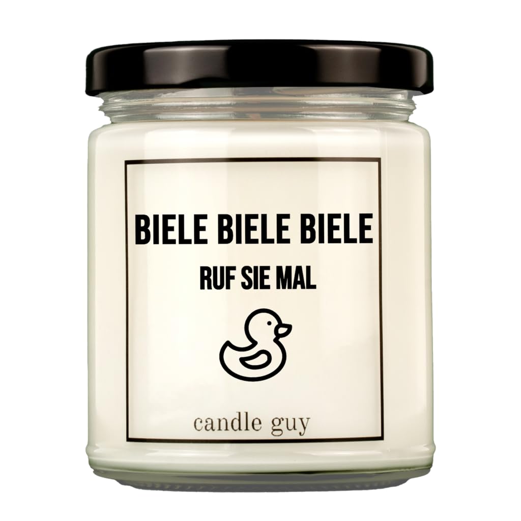 candle guy Duftkerze | Biele Biele Biele | Handgemacht aus 100% Sojawachs | 70 Stunden Brenndauer