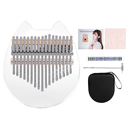 17 Tasten Acryl Kalimba Finger Piano Kalimba 17 Tasten Professionelles Daumenklavier Tragbares Musikinstrument Mit Tasche Acryl Kalimba Daumenklavier 17 Tasten Daumenklavier Für Erwachsene 17 Tasten