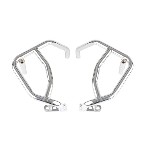 Motorrad Crashbars Für Kawasaki Für Z900RS 2018 2019 2020 2021 Motorrad Motor Schutz Crash Bars Rahmen Slider Falling Protector Stoßstange Motorschutz Sturzbügel(Silver)