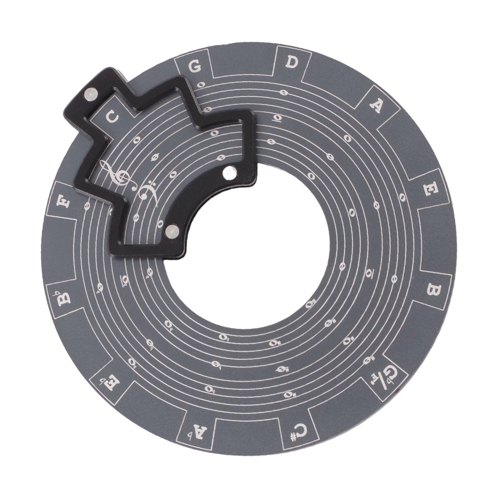 Kreise Der Quinten Rad Metall Melodien Werkzeug Gitarre Akkord Diagramm Musiktheorien Buch Holzständer Für Musikinstrumente