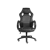 TBSZCM Gaming-Stuhl, hohe Rückenlehne, ergonomischer Racing-Bürostuhl, Schreibtisch-Computerstuhl mit Lordosenstütze (Farbe: D) (E) interessant Run forward