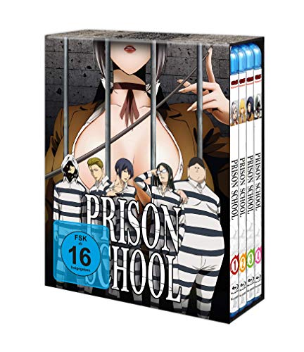 Prison School - Vol. 1-4 Komplett-Set inkl. Sammelschuber - Blu-ray-Edition