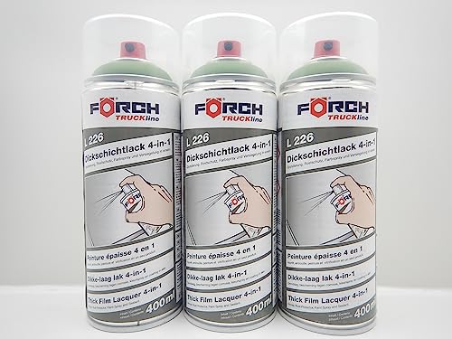 Förch 4 in 1 KRONE GRÜN LANDMASCHINE DICKSCHICHTLACK LACK SPRAY SPRAYDOSE 400ML (3)