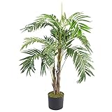 Leaf Premium Künstlicher Topf, 120 cm Luxus Palme