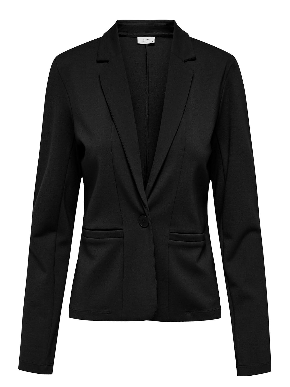 JdY Damen Jacke Blazer JDYPretty Damensakko mit Knopfverschluss 15306508 Black M