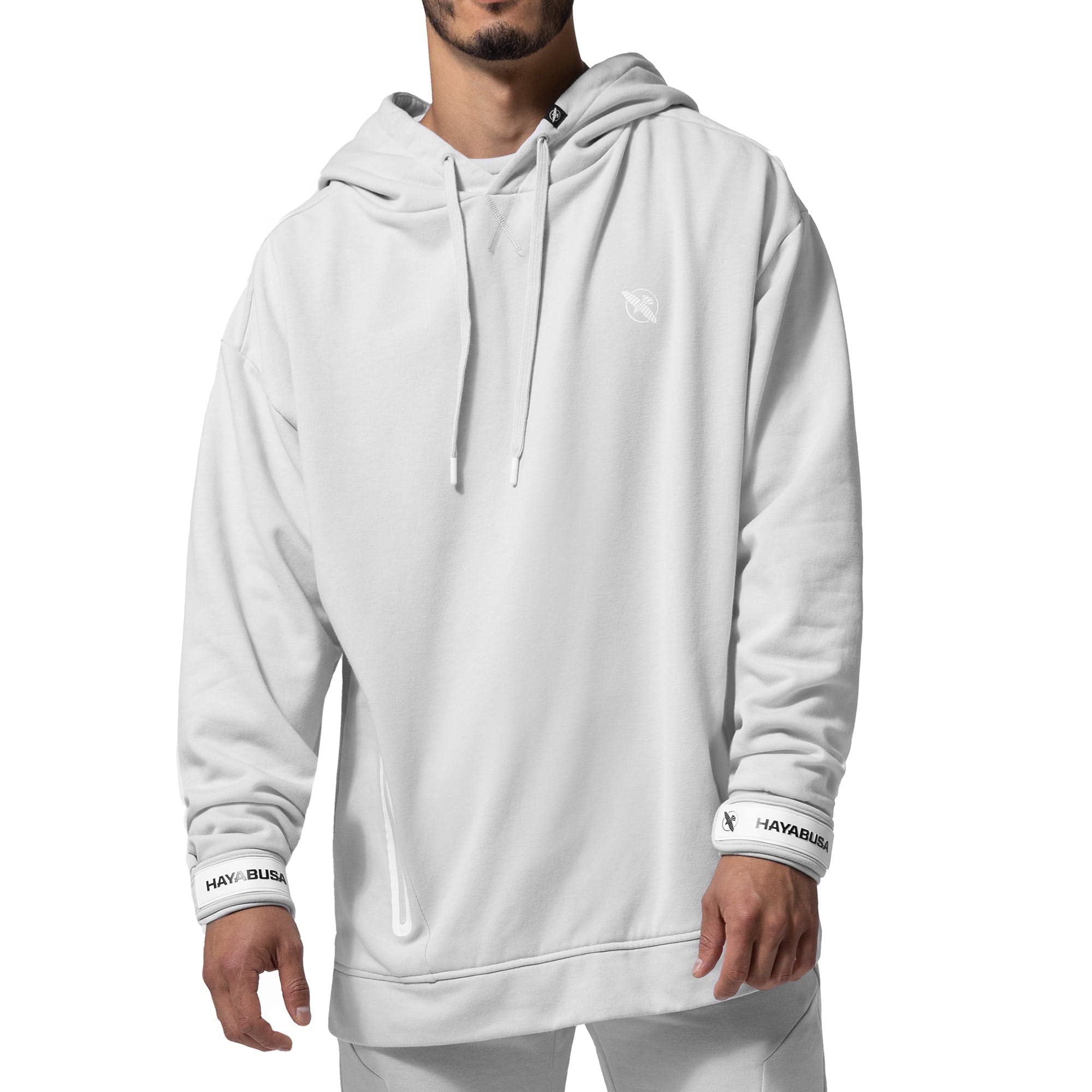 Hayabusa Heren Midweight Pullover Hoodie - Lichtgrijs