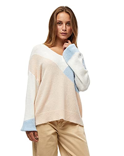 Peppercorn ,Women's ,Dinea V-Neck Pullover, 235P CLOUD DANCER PR ,S