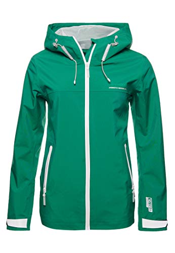 Superdry Damen Harpa Waterproof Jacke, Grün (Greenlake J6Q), 36 (Herstellergröße:12)