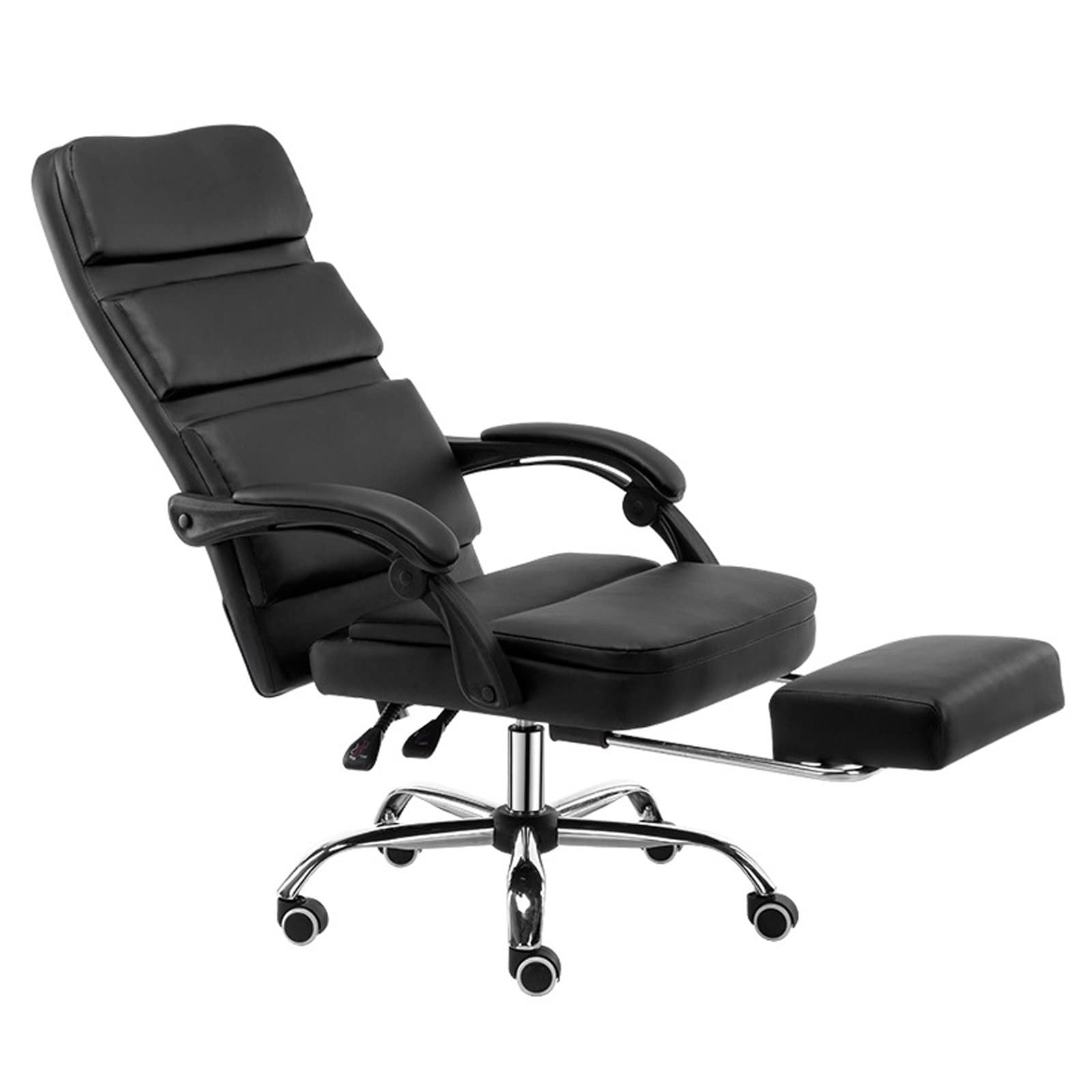 TBSZCM Bürostühle Computerstuhl, Ergonomischer, höhenverstellbarer, neigbarer, drehbarer Schreibtischsitz, Gaming-Relaxsessel mit segmentierter Rückenlehne für die Arbeit zu Hause Run forward