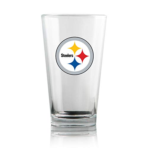 Pittsburgh Steelers Duck House NFL Pint Glas, Trinkglas, Bierkrug Set (2 STK.) 475 ml