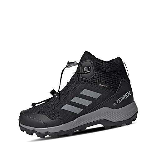 adidas Terrex Mid GTX Kinderschuh Black Grey Three Black 36.5