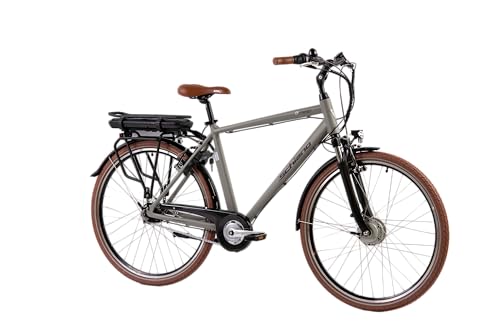 F.lli Schiano Men's E-Moon Trek Series E-Bike, Grau, 28 Zoll