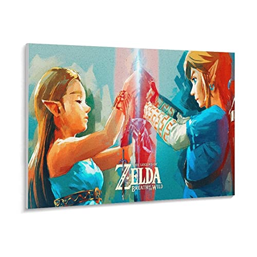 1000 Stück Puzzle für Erwachsene Die Legende von Zelda Link Zelda Kinder Puzzle Puzzle-Sets für Familien | Lernspiel（50x70cm）