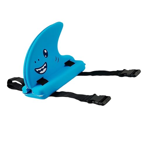 Avejjbaey Tragbarer Schwimmtrainer in Fischflossenform, mit Riemen, für Pool und Strand