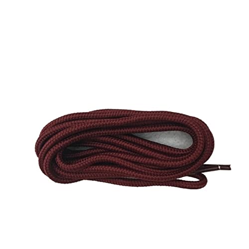 RybdaFDc Schnürsenkel, 1 Paar klassische, einfarbige, runde Schnürsenkel aus Polyester, Schnürsenkel for Sneaker, 21 Farben, 70 cm, 90 cm, 120 cm, 150 cm(Rust Red,150cm)