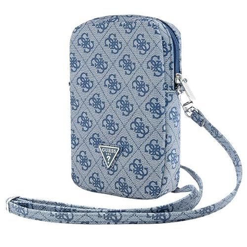 CG MOBILE Guess Handytasche GUWBZP4GFTSB Blau Zip 4G Triangle