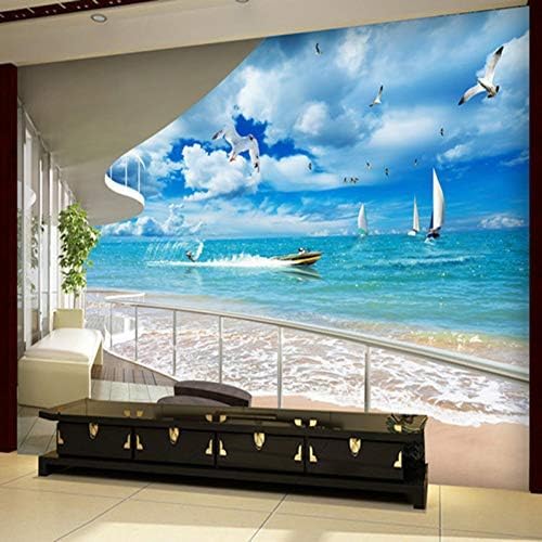 Landschaft Am Meer 3D Tapeten Wanddekoration Fototapete Sofas Wohnzimmer Wandbild Schlafzimmer-400cm×280cm