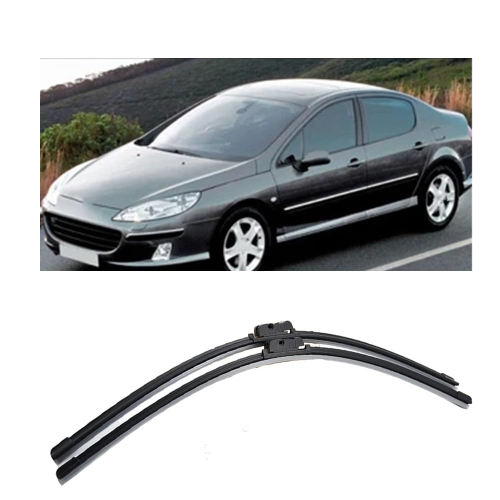 Scheibenwischer-Set Vorne, für Peugeot 407 407 SW 2004-2010 Scheibenwischer Klare Sicht Wischblätter Auto Zubehör 28"+28"