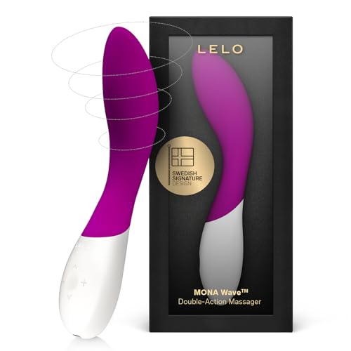 LELO MONA WAVE G-Punkt Vibrator, Deep Rose - Sex Massager für Frauen 12 Vibrationsmuster (1 Jahr Garantie)