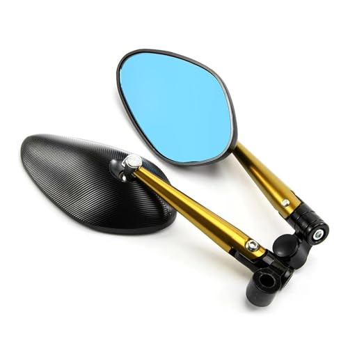 Für Benelli TNT TRE BX Für Caffe Für Quatro Für Velvet Motorrad Seitenspiegel Motorradspiegel-Set(GOLD)