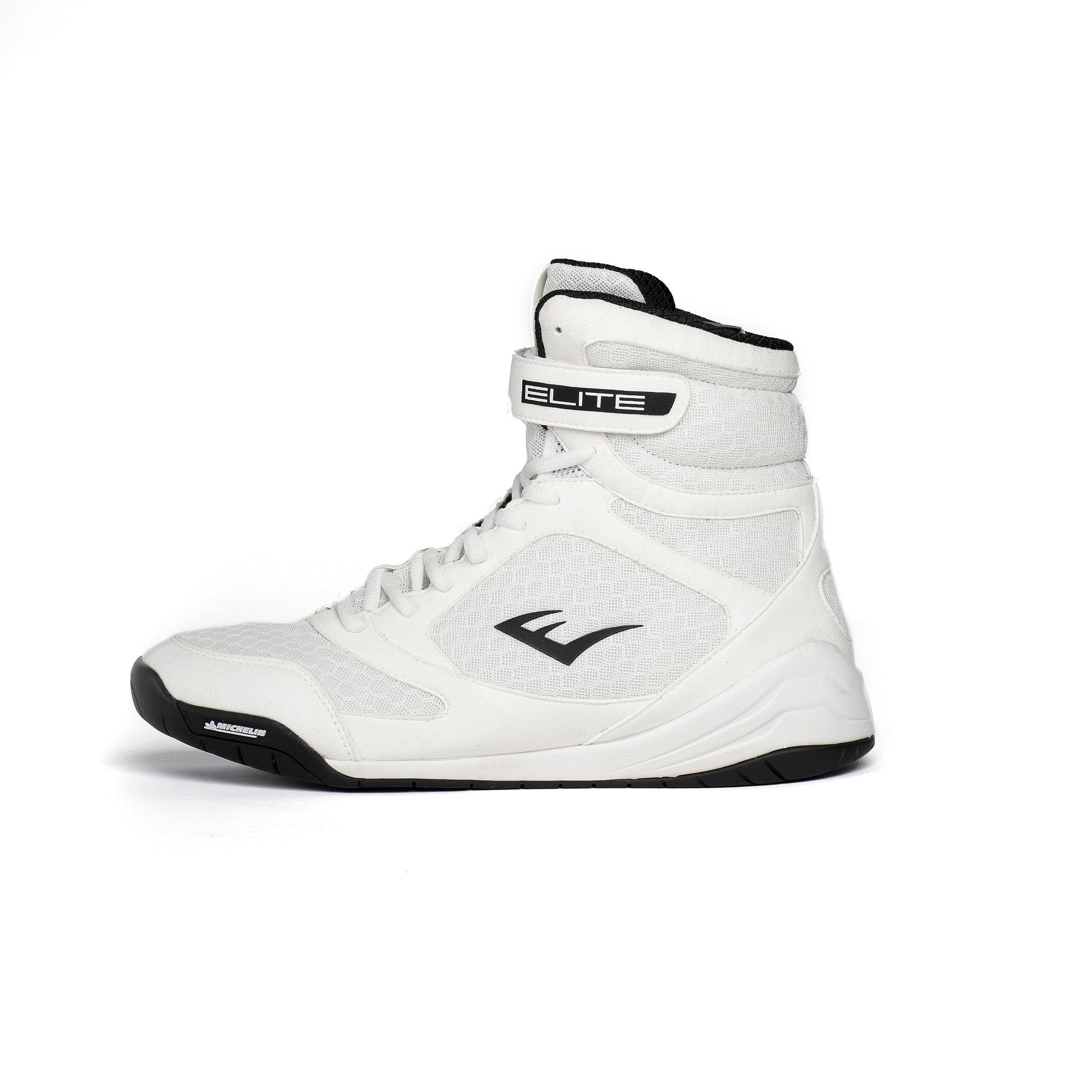 Everlast Elite V2 White 10 Boxschuhe - Ihr ultimativer Trainingsbegleiter für Exzellenz und Haltbarkeit Boxschuhe, Elite 2 Schuhe, Trainingsschuhe, Weiss/opulenter Garten, 43 EU