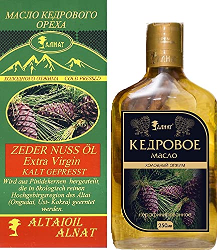 Zeder-Nuss-Öl, Alnat, extra virgin - Kaltgepresst, 250 ml, Кедровое масло