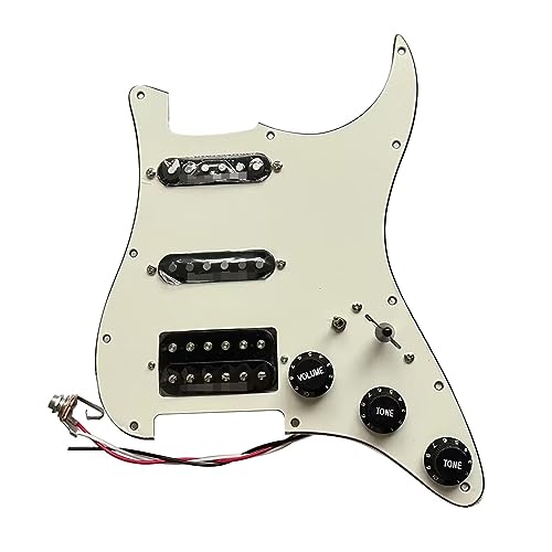 SSH Prewired Pickguard Set Loaded Alnico V Pickup Coil Split Switch Für E-Gitarre