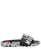 Love Moschino Damen Pantoletten black - white 40 EU