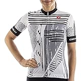 CASTELLI Women's ASTRATTA Jersey Sweatshirt, Schwarz/Weiß, XL