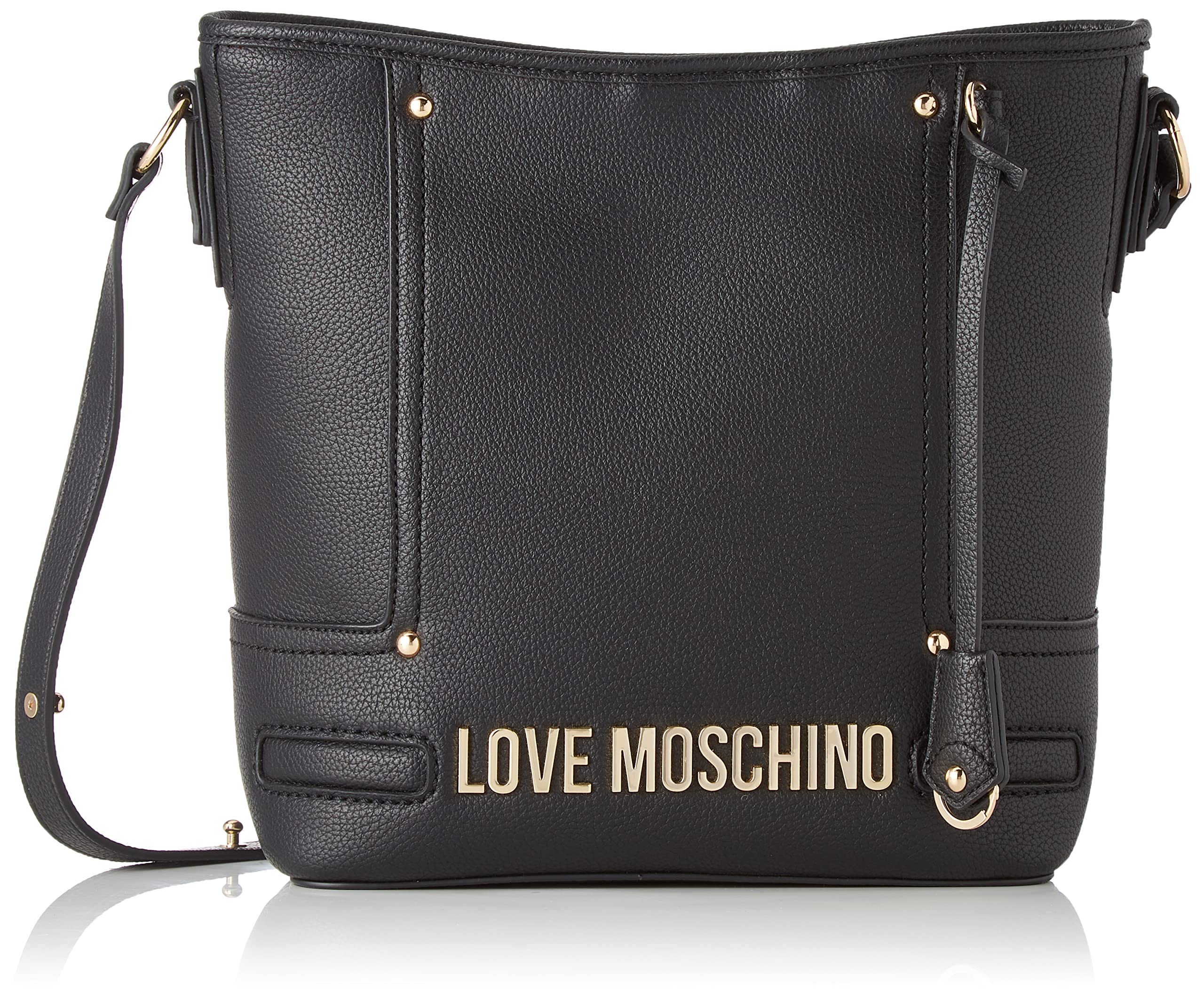 Love Moschino Damen Jc4031pp1flb0 Schultertasche, Schwarz, Einheitsgröße