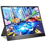 Magedok Portable Gaming Monitor 15.6" FHD Tragbarer Monitor 300Hz, 1ms, Portable Montior 100% SRGB HDR, Non-Glare, ausklappbarer Kickstand, USB-C, HDMI,Mini DP Port