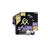 L'OR Espresso Koffiecups Lungo Profondo (200 Lungo Koffie Capsules, Geschikt voor Nespresso* Koffiemachines, Intensiteit 08/12, 100% Arabica Koffie, UTZ Gecertificeerd), 10 x 20 Cups