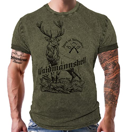 Jäger T-Shirt: Waidmannsheil - Jagen ist Naturschutz 3XL