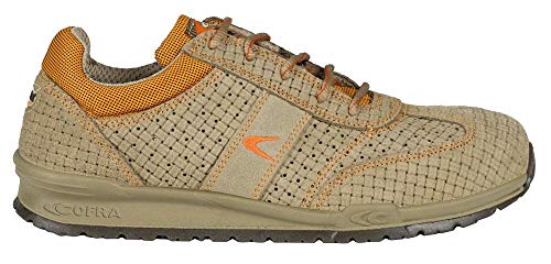 Cofra 78410-000.W40 BIKILA S1 P SRC Sicherheitsschuhe, Beige, Größe 40