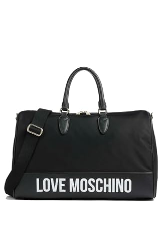 Love Moschino Damen Jc4257pp0ike100a Schultertasche, Schwarz